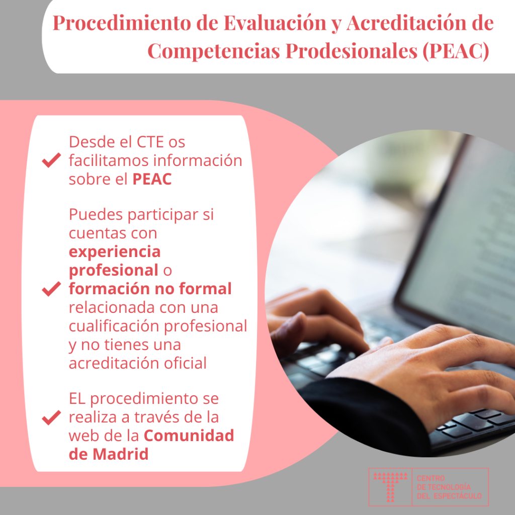PROCEDIMIENTO DE EVALUACIÓN Y ACREDITACIÓN DE COMPETENCIAS PROFESIONALES (PEAC)